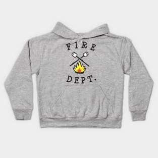 Marshmallow Fire Department Kids Hoodie